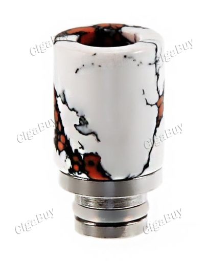 Drip Tip aus Jade und Edelstahl