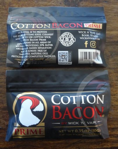 Cotton Bacon Prime Wickelwatte von Wick 'n Vape