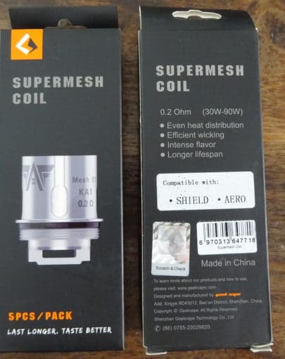 Supermesh Coil X1 0,2 Ohm