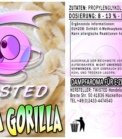 Vanilla Gorilla Aroma von Twisted-Vaping