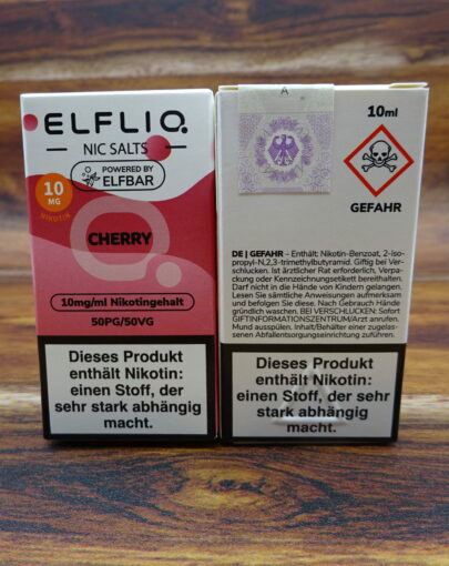 Elfliq Cherry Nikotinsalz-Liquid Elfbar