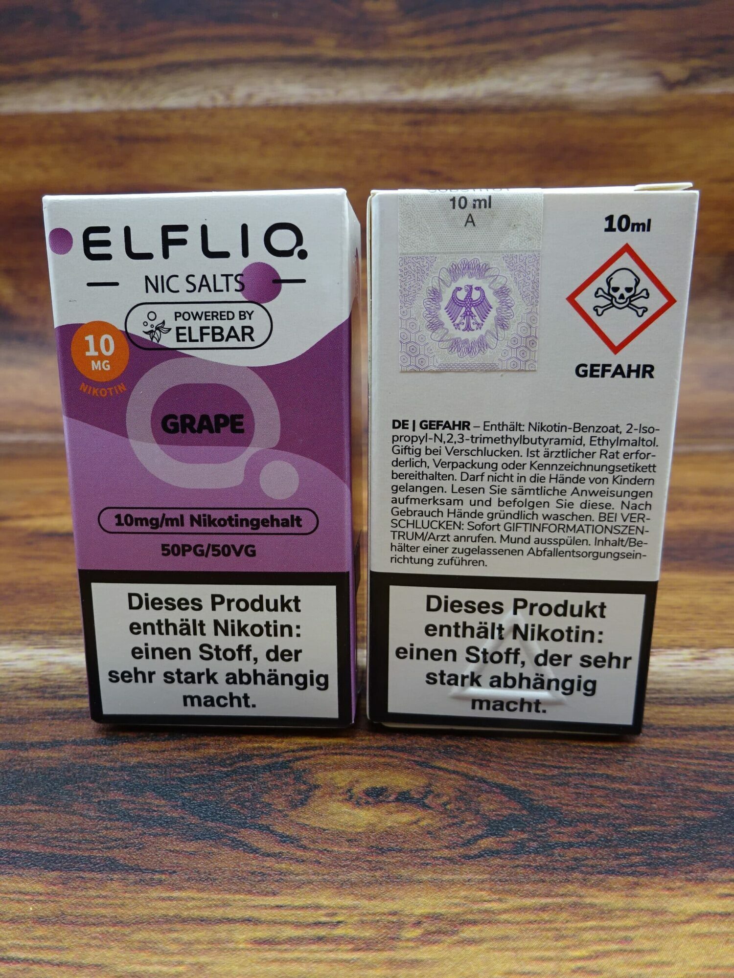 Elfliq Grape Nikotinsalz-Liquid Elfbar