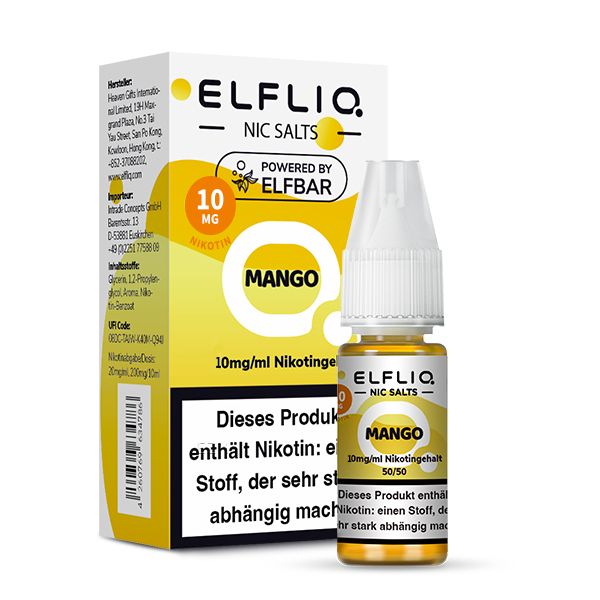 Elfliq Mango Nikotinsalz-Liquid Elfbar