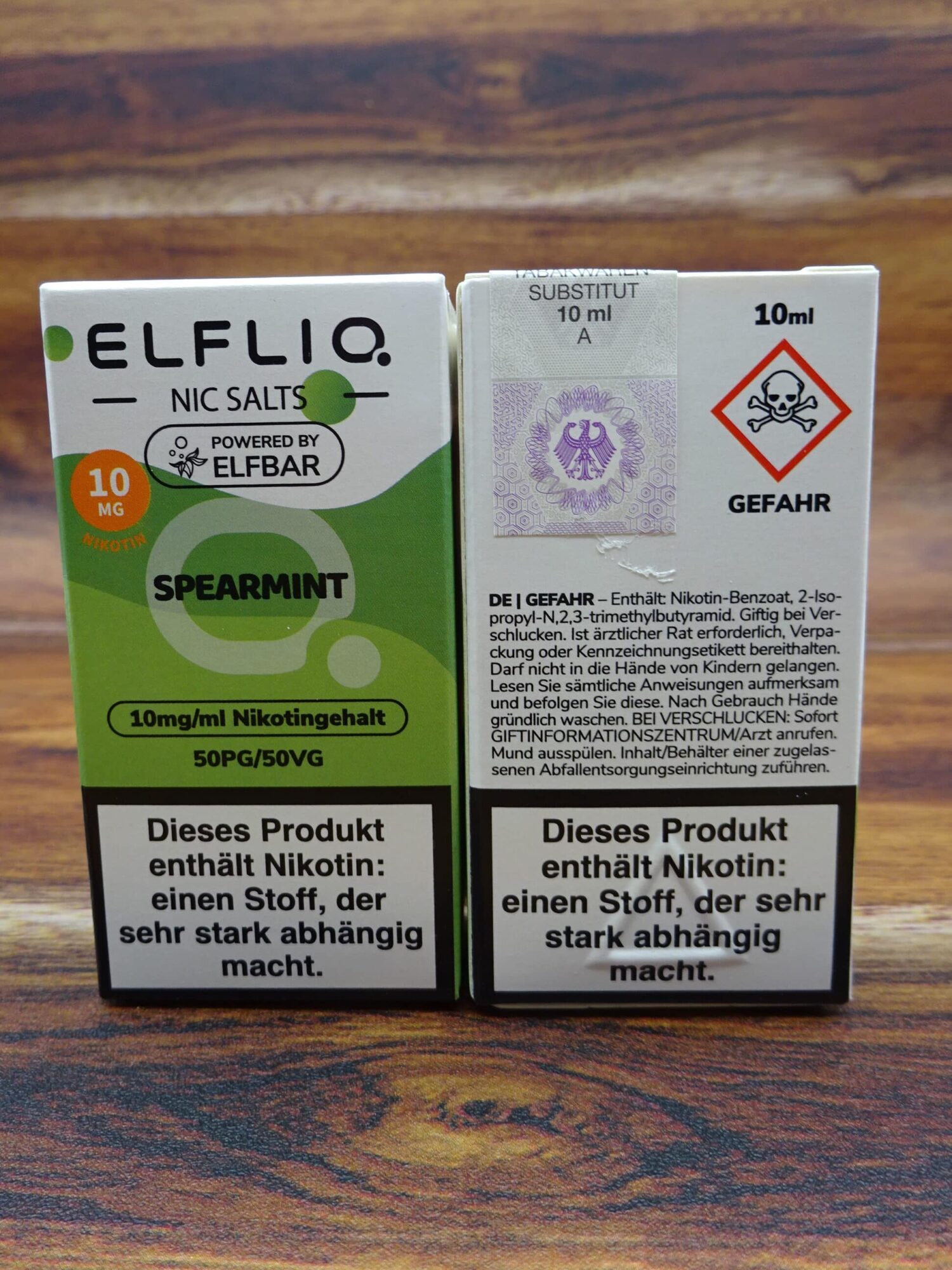 Elfliq Spearmint Nikotinsalz-Liquid Elfbar