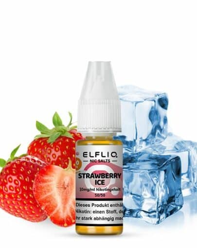 Elfliq Strawberry-Ice Nikotinsalz-Liquid Elfbar