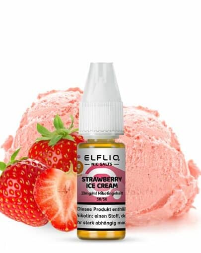 Elfliq Strawberry-Ice-Cream Nikotinsalz-Liquid Elfbar