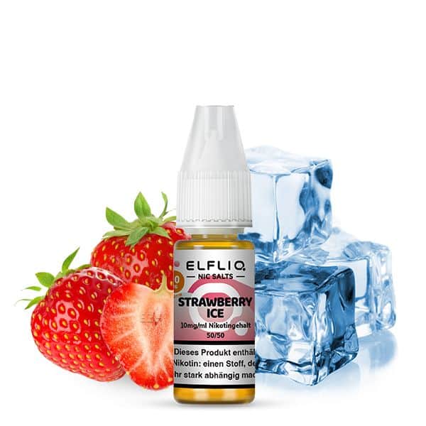 Elfliq Strawberry-Ice Nikotinsalz-Liquid Elfbar