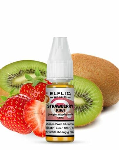 Elfliq Strawberry-Kiwi Nikotinsalz-Liquid Elfbar