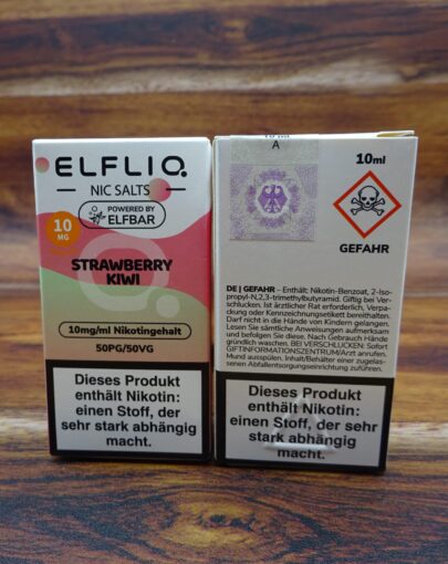 Elfliq Strawberry-Kiwi Nikotinsalz-Liquid Elfbar
